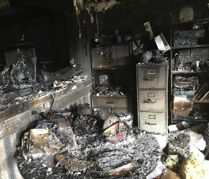 fire damaged residential contents